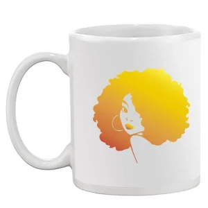 Afro Woman Mug -SPIdeals Designs